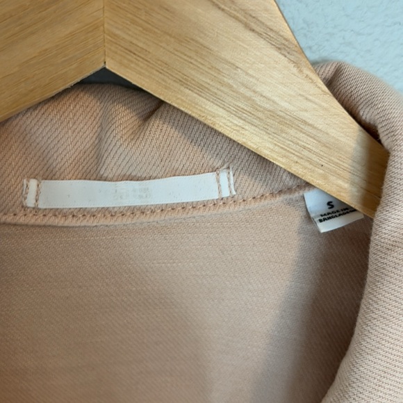UNIQLO light pink denim jacket Size S - Picture 2 of 3